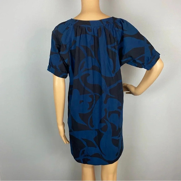 French Connection Womens 4 Blue and Black T-Shirt Mini Dress - Picture 2 of 6